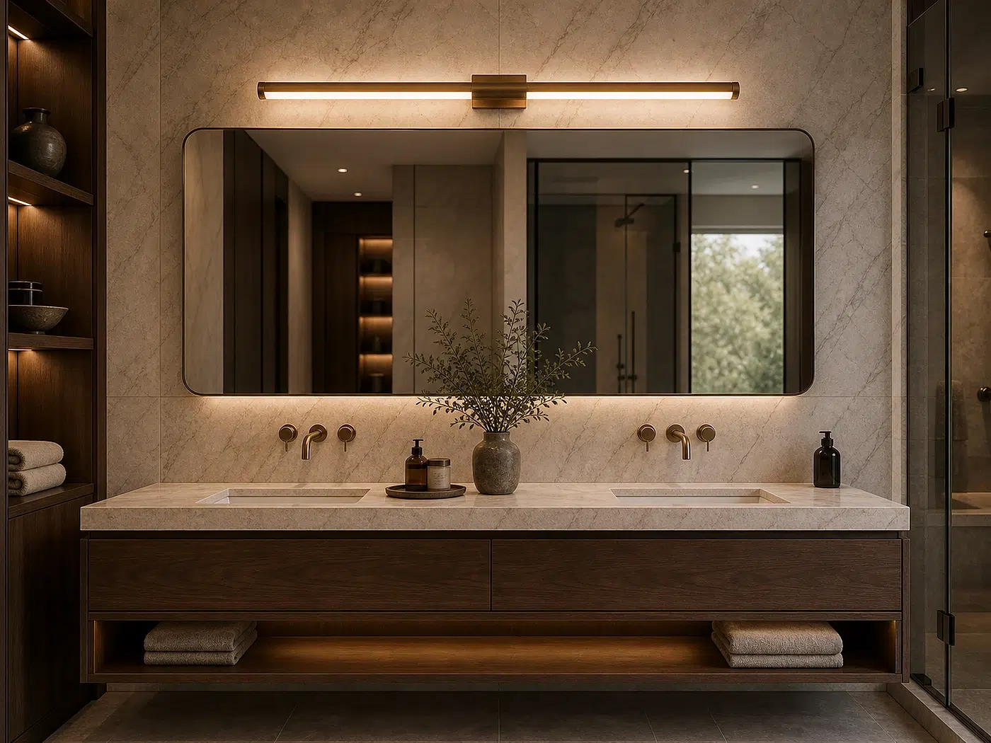 Bathroom Vanity Light for Powder rooms and master bathrooms