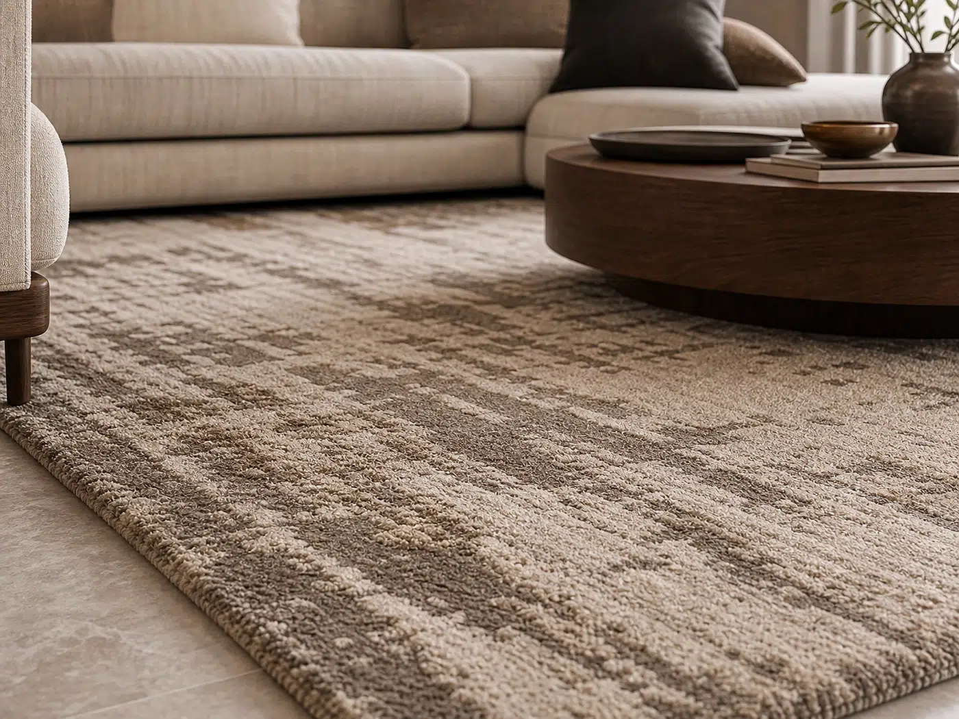 Hand-Tufted Wool Rug for Lounges, bedrooms, and suites