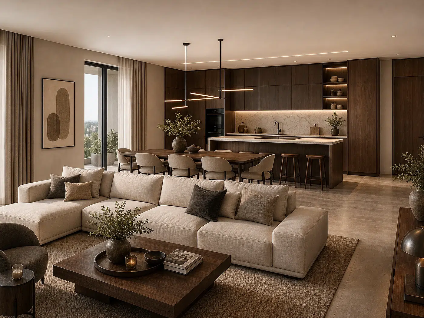 Coordinated whole-home furniture package from Foshan
