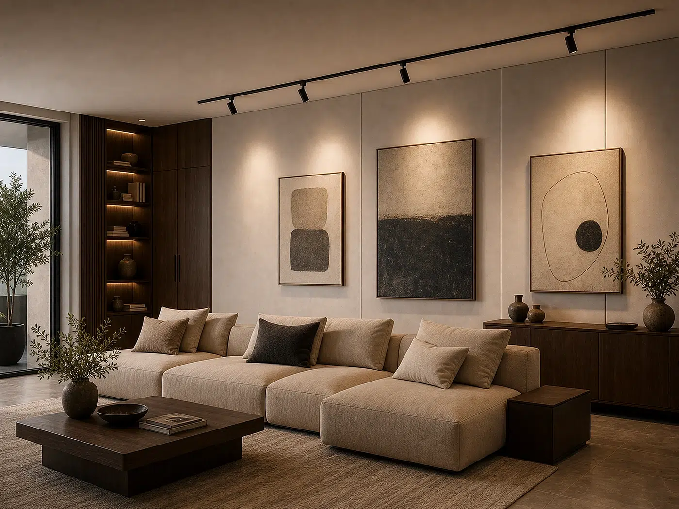 Minimal Track Lighting Kit for Galleries, show homes, and retail corners