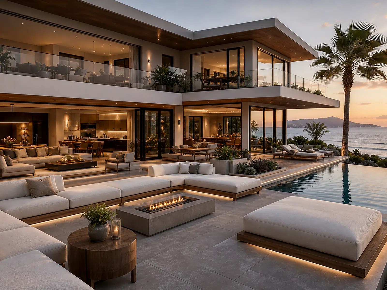 Coastal Villa, California furnishing project